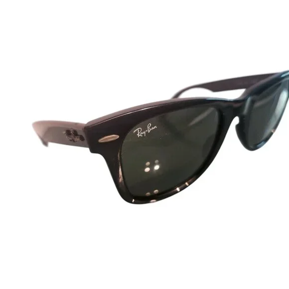 Ray Bans Black Wayfarer Sunglasses - Picture 2 of 11